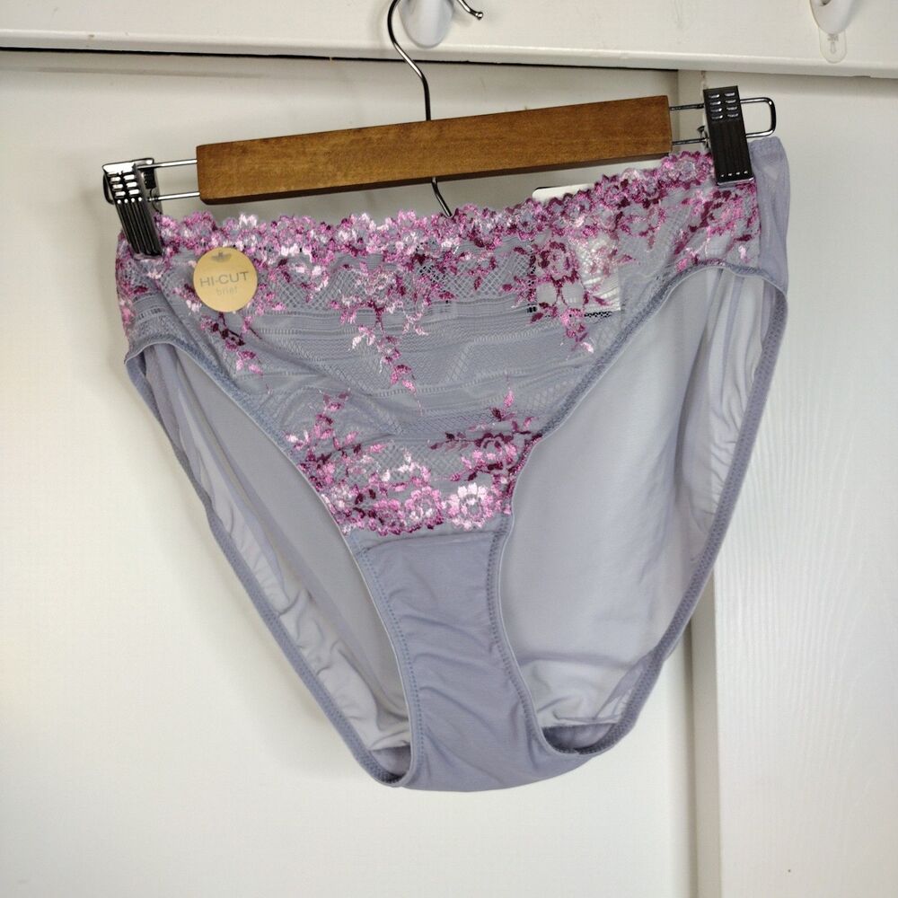 Wacoal Embrace Lace  Panty Size XL 8-XL Soft Lilac Pink